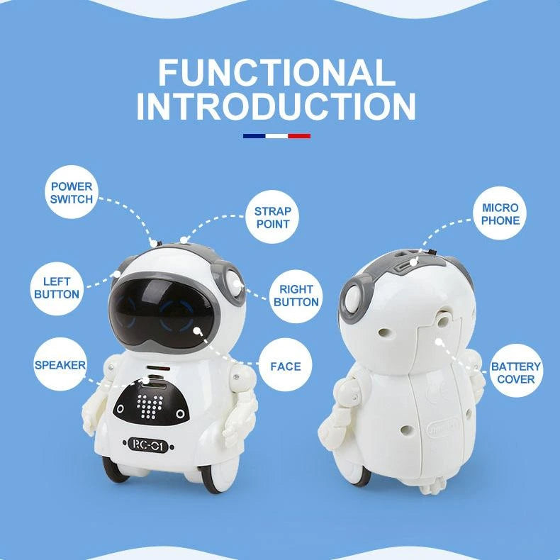 Mini Pocket AI Robot Toy