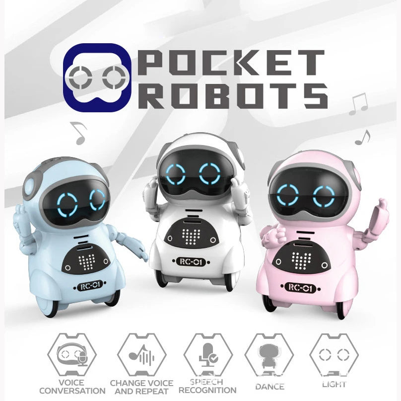 Mini Pocket AI Robot Toy