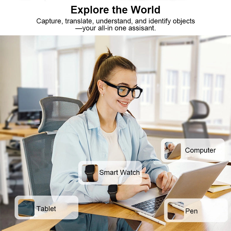 AI Bluetooth Smart Glasses